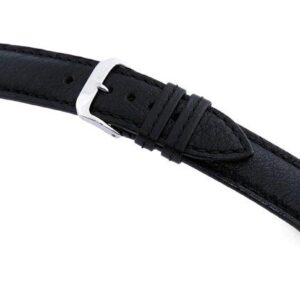 Lederband Pueblo 18mm schwarz Echt Büffelleder