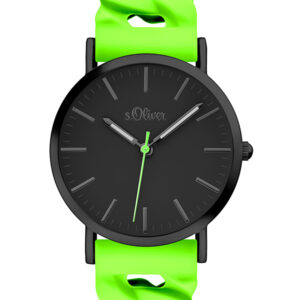 s.Oliver Silikonband grün SO-3291-PQ
