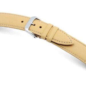 Lederband Arezzo 10mm sand, glatt