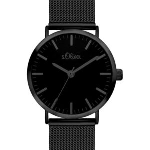 s.Oliver Edelstahlband schwarz SO-3416-MQ