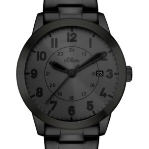 s.Oliver Edelstahlband schwarz SO-3366-MQ