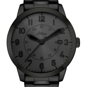 s.Oliver Edelstahlband schwarz SO-3367-MQ