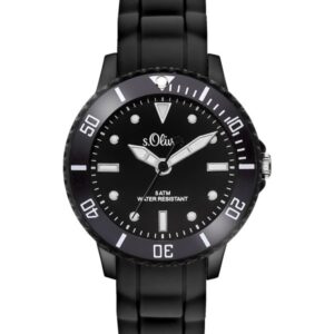 s.Oliver Silikonband schwarz SO-3297-PQ