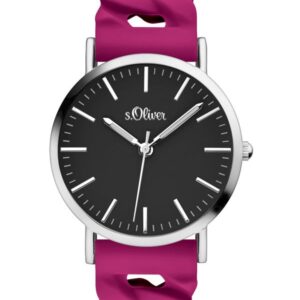 s.Oliver Silikonband bordeaux SO-3417-PQ