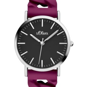 s.Oliver Silikonband beere dunkel SO-3426-PQ