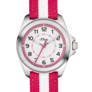 s.Oliver Canvas pink weiß SO-3402-LQ