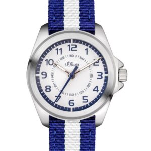 s.Oliver Canvas blau / weiß SO-3401-LQ