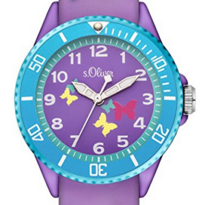 s.Oliver Kunststoffband lila bunt SO-3273-PQ