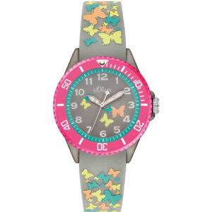 s.Oliver Kunststoffband grau bunt SO-3274-PQ
