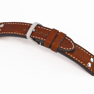 Lederband Rockford 20 mm mahagoni