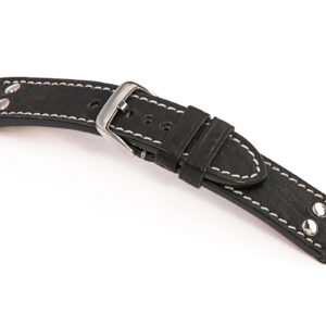 Lederband Rockford 22 mm schwarz