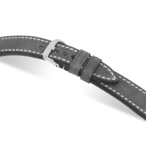 Lederband Tucson 24 mm steingrau