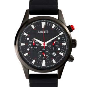 s.Oliver Silikonband schwarz SO-3623-PM