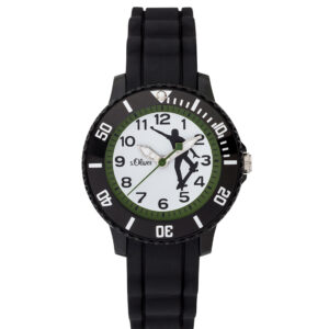 s.Oliver SO-3765-PQ Silikon schwarz 14mm