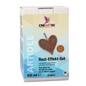 Komplettset Rost-Effekt Set ocker-braun