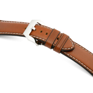 Lederband Happel PAN 24mm cognac gleichlaufend