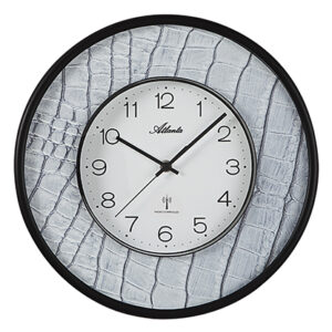 Atlanta 4540/4 Funk-Wanduhr grau/ schwarz