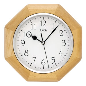 AMS Funk-Wanduhr Vaduz Buche