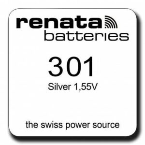 Renata 301 Knopfzelle