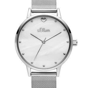 s.Oliver SO-3790-MQ Edelstahl silber 16mm