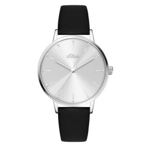 s.Oliver SO-4163-LQ Kunstleder schwarz 16mm