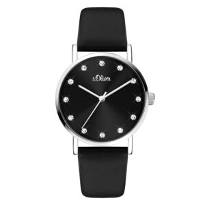 s.Oliver SO-4142-LQ Kunstleder schwarz 18mm