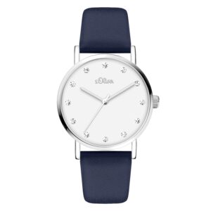 s.Oliver SO-4109-LQ Kunstleder blau 18mm