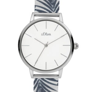 s.Oliver SO-3977-MQ Edelstahl silber 16mm