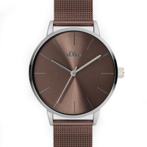 s.Oliver SO-3976-MQ Edelstahl braun 16mm