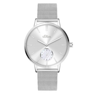 s.Oliver SO-4343-MQ Edelstahl silber 16mm