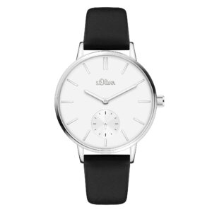 s.Oliver SO-4340-LQ Kunstleder schwarz 16mm