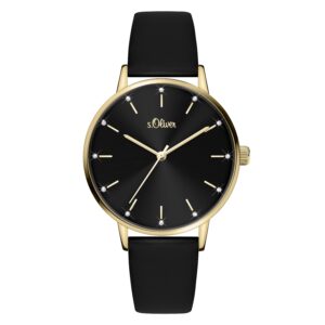 s.Oliver SO-4159-LQ Kunstleder schwarz 16mm