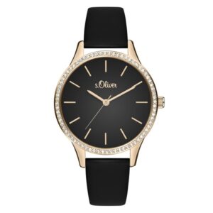 s.Oliver SO-3831-LQ Kunstleder schwarz 14mm