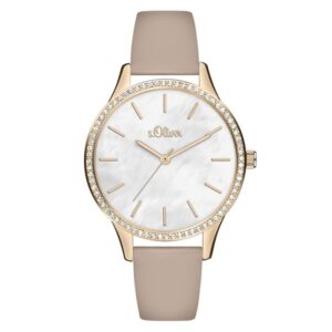 s.Oliver SO-3830-LQ Kunstleder rosa 14mm