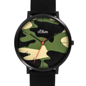 s.Oliver SO-4074-PQ Silikon schwarz 18mm