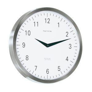 Hermle Funk-Wanduhr, silber