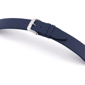 SELVA Lederband zum einfachen Wechseln 18mm ozeanblau ohne Naht - MADE IN GERMANY