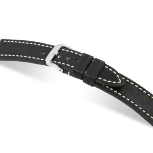 Lederband Tucson 18 mm schwarz