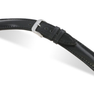 Lederband Michigan 22 mm schwarz