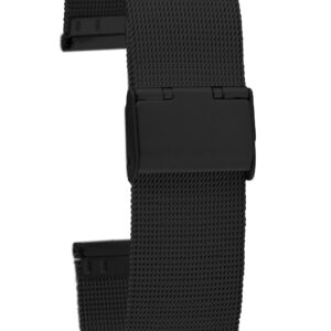 RF Metallband Milaneise 20mm, schwarz