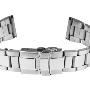 RF Metallband 22mm, weiß