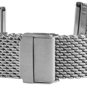 RF Metallband Milaneise 20mm, weiß