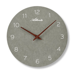 Atlanta 4521/4 Quarzwanduhr grau / braun