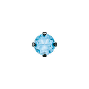 Erstohrstecker System 75 Noir schwarz, blau 4mm Studex