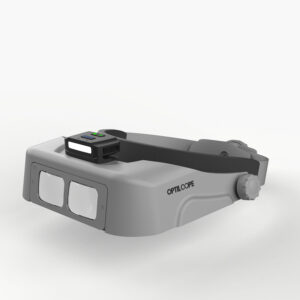 Kopfbandlupe Smartpro Optiloope 2,5x Vergrößerung mit LED-Beleuchtung