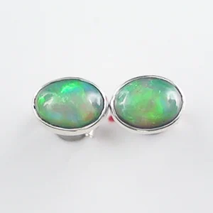 Welo Opal Ohrstecker 0,74 ct. + 0,72 ct. aus 925er Sterling Silber
