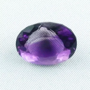Großer violetter Amethyst 18,48 ct Oval Schliff Edelstein Schmuckstein