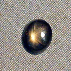 8,59 ct Schwarzer Stern Saphir Edelstein Cabochon