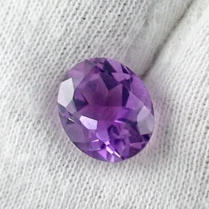 Violetter Amethyst 3,61 ct Oval Portuguese Cut