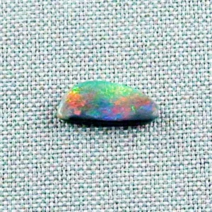 Roter 2,02 ct Black Opal Multicolor Vollopal Lightning Ridge Australien